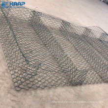 Galvanized gabion, hot-dip galvanized hexagonal woven gabion. Philippine Gabion wall Flood control and soil retaining